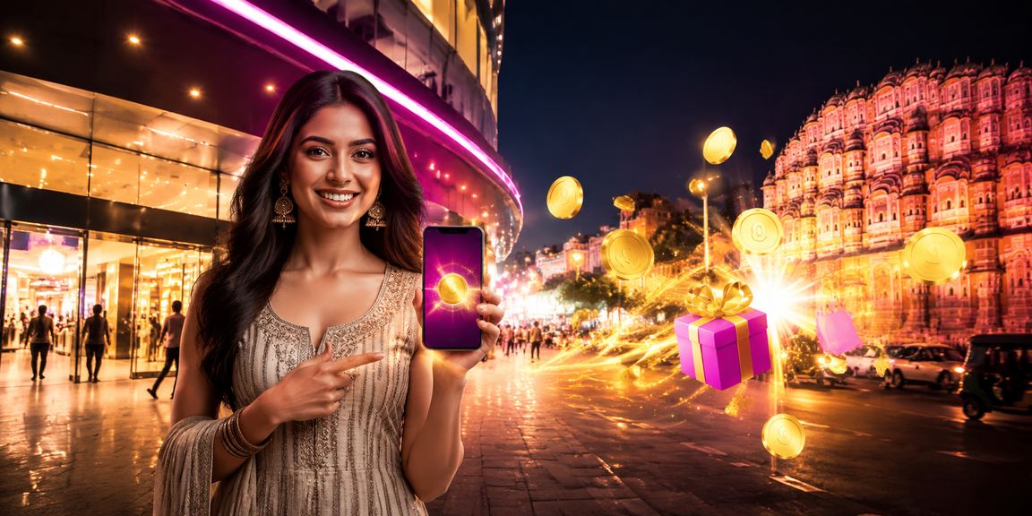 Exciting Aviator game cashback bonuses glowing in neon in Jaipur